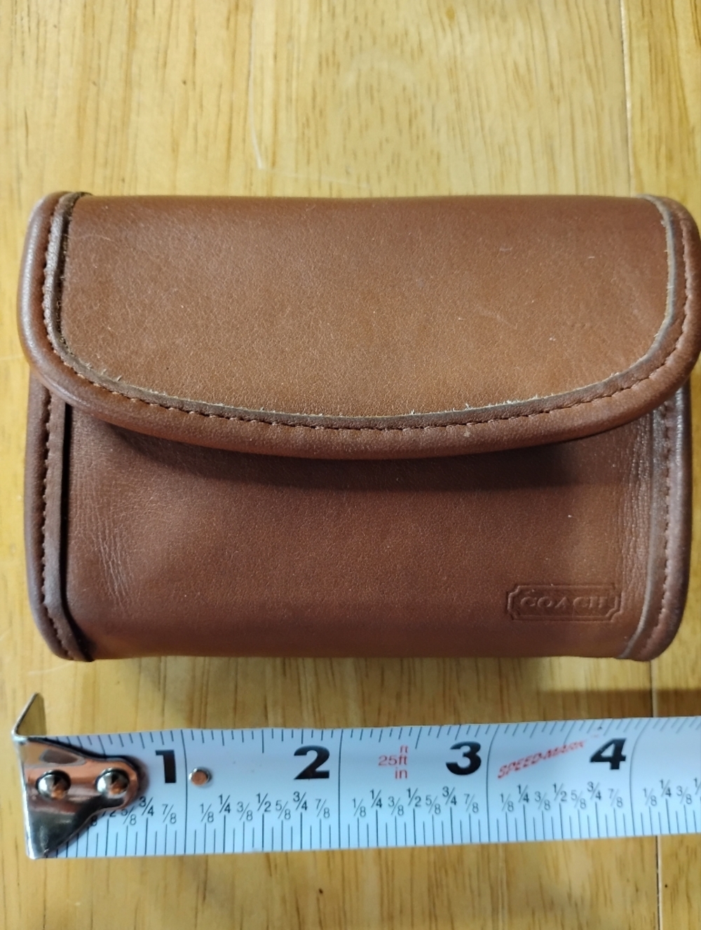 Coach Glove Tanned Leather Coin/Keychain Purse Vintage - Picture 2 of 7